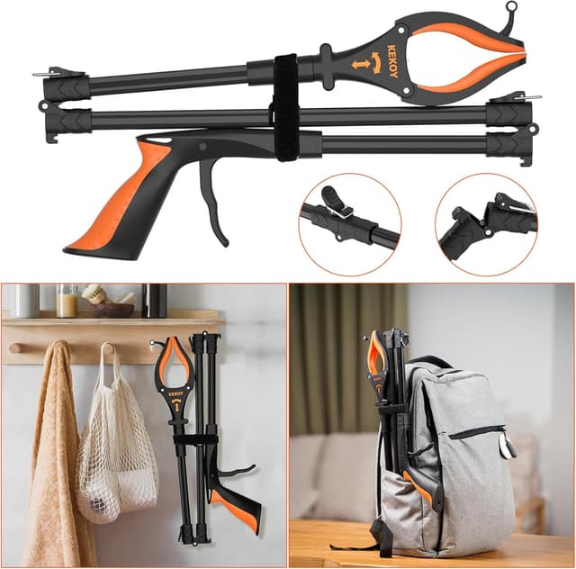 Thumbnail 3 de Kekoy 82cm Pinza telescopica pieghevole per rifiuti ♻