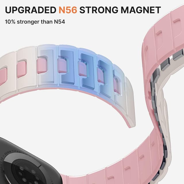 Detalle de Bandletic magnetic strap for Apple Watch 49mm