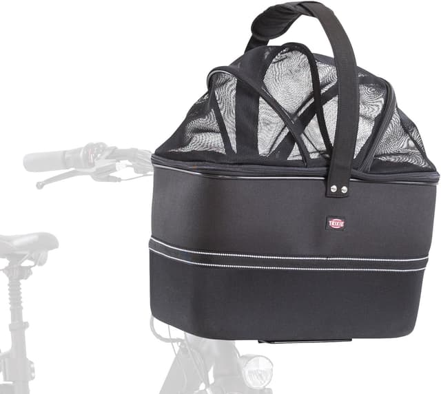 Detalle de Trixie 13108 Pet Carrier Bicycle Pet Carrier: cesta portapet per bici 41x47x39 cm nera