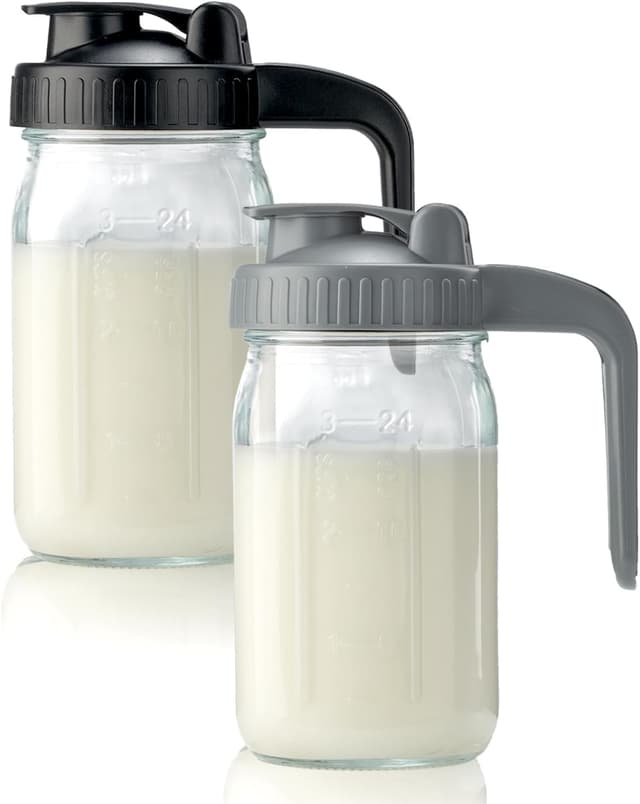 Imagen de 32oz Glass Pitcher 2-Pack for Cold Brew & Juice 🥛 en OfertitasTOP