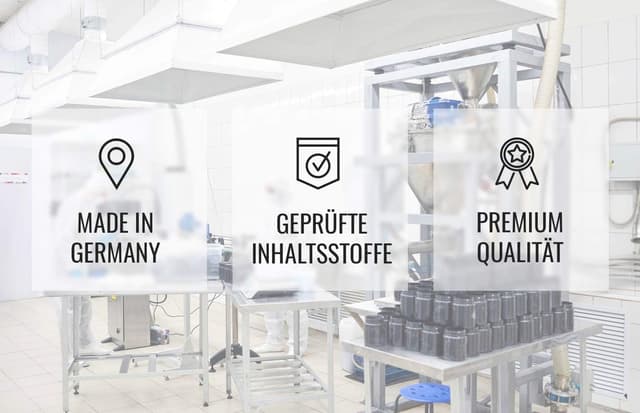 Detalle de Ultrareines L-Glutamin Pulver extra hochdosiert (500 g) – vegan, laborgeprüft – Eistee Himbeere