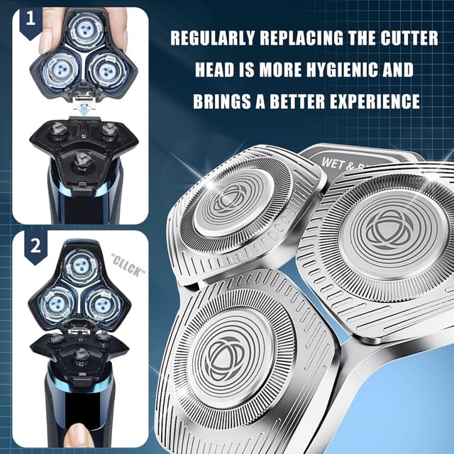 Thumbnail 6 de Testine per rasatura SH71/50 compatibili con rasoi serie S5000, S7000 e SH60/70 e SH71/50