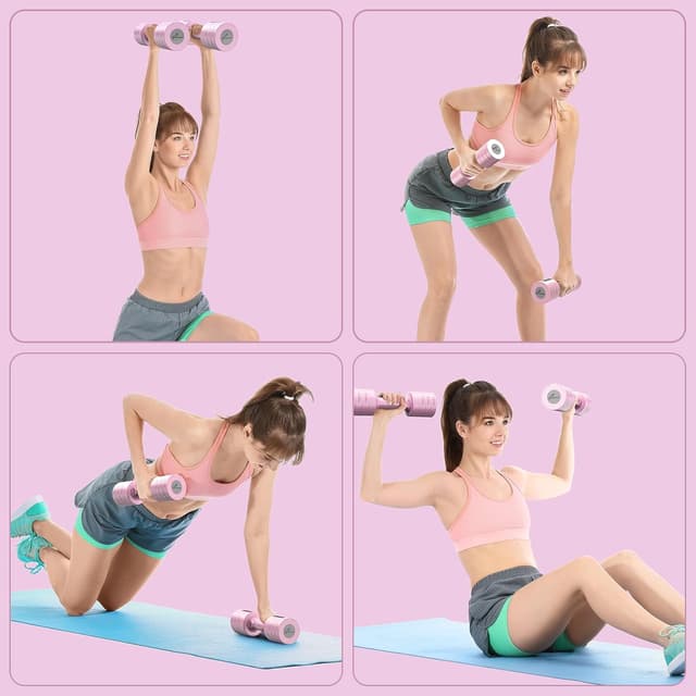 Detalle 2 de Sportneer Verstellbare Kurzhanteln 1 bis 2,5 kg