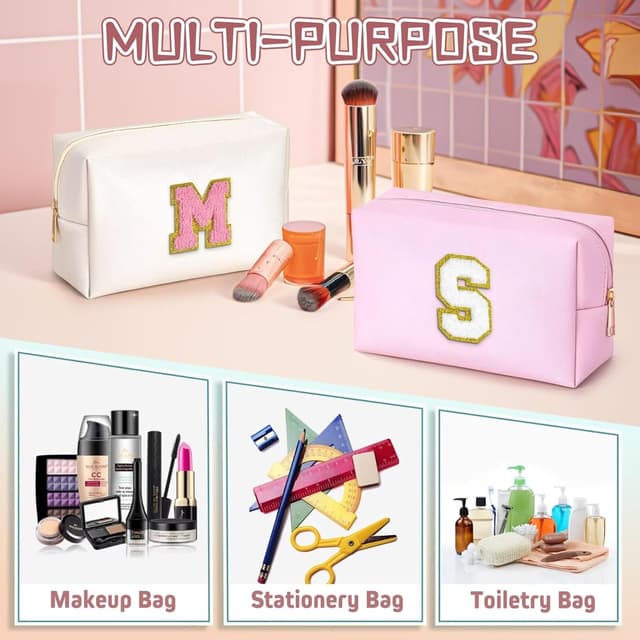 Thumbnail 4 de TOPEAST Initial Makeup Bag 8.3in