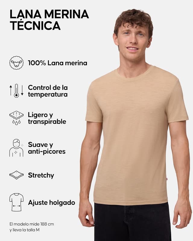 Thumbnail 1 de DANISH ENDURANCE Camisetas Térmicas Lana Merino