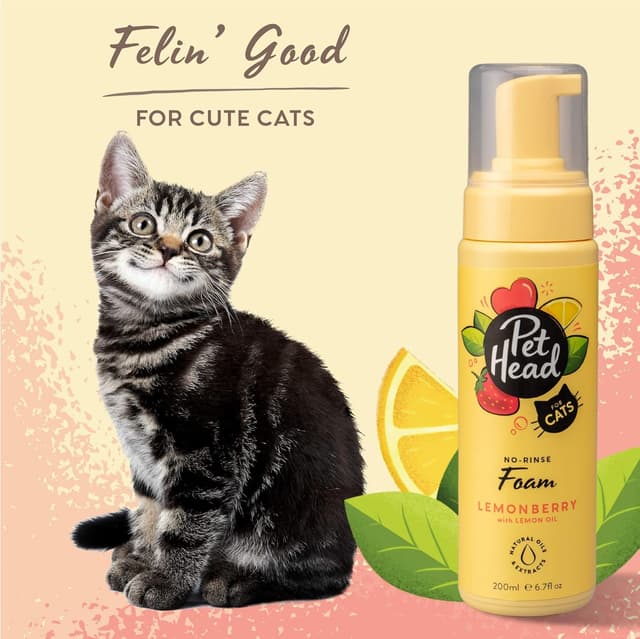 Detalle de Pet Head Felin' Good, mousse sans rinçage 200 ml