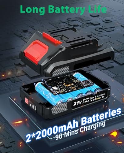 Thumbnail 2 de CEEIGOO Taladro Percutor 21V 🔨