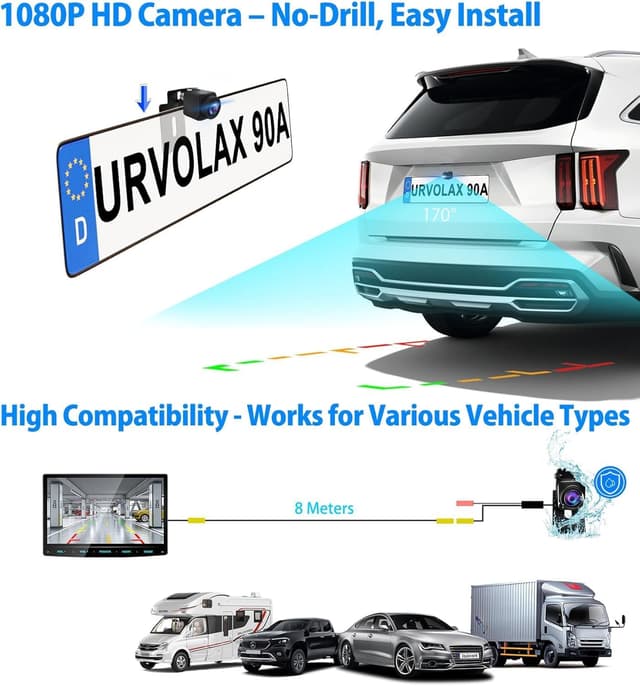 Thumbnail 5 de URVOLAX Android 13 Autoradio mit 10 Zoll Display