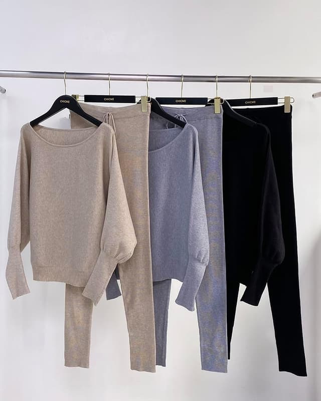 Thumbnail 6 de CHICME 2-Piece Knit Lounge Set