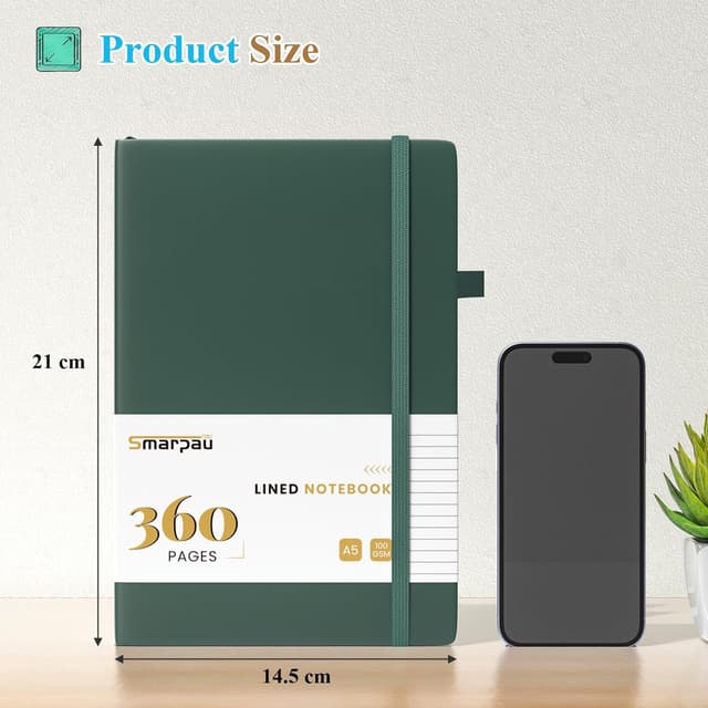 Detalle 2 de Smarpau A5 Lined Journal 360 Pages