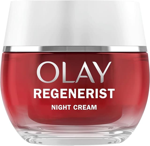 Detalle de Olay Regenerist Crema Facial Noche 🌙 Antienvejecimiento y Hidratación