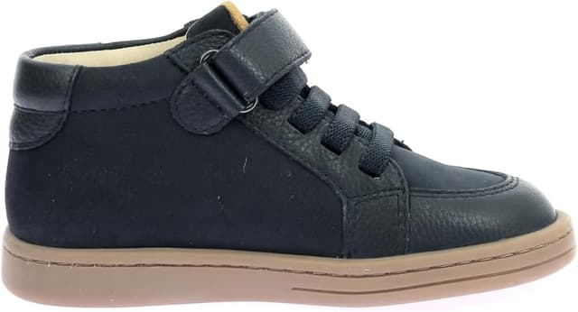 Detalle 2 de Kickers Tackstari : bottillons garçon en cuir, laçage et patte auto-agrippante