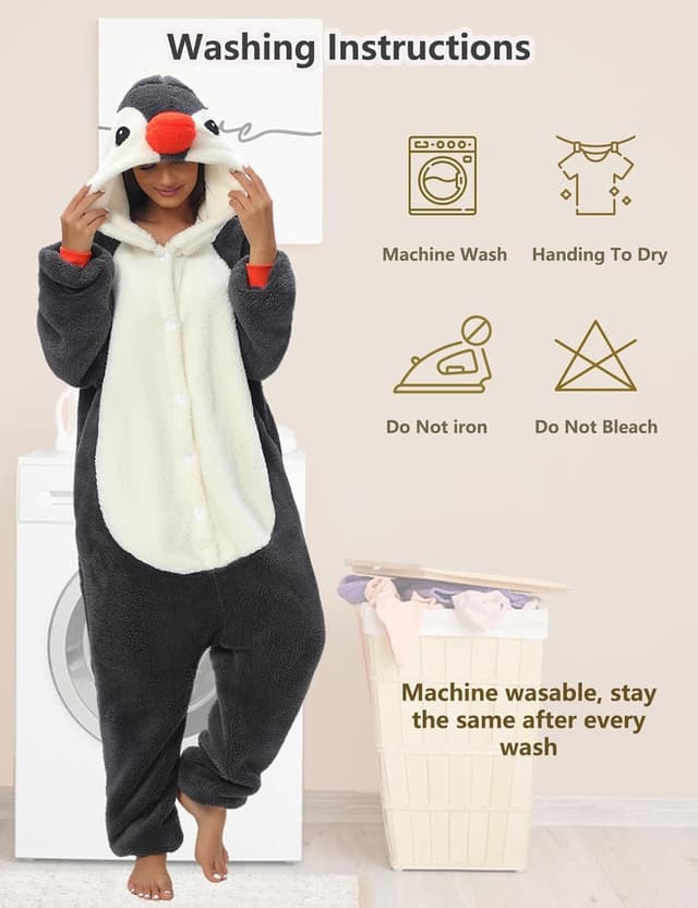 Thumbnail 4 de chuangminghangqi Einteiler Schlafanzug Damen 1️⃣