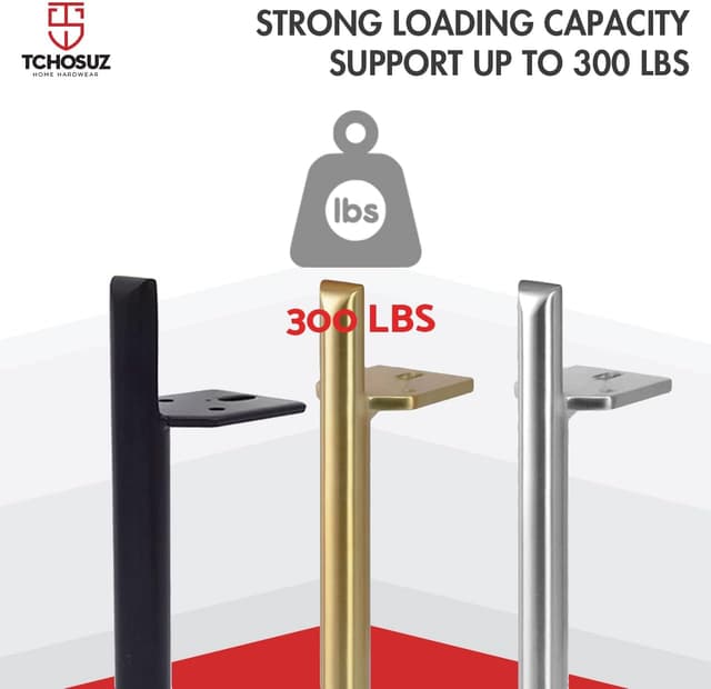 Detalle de TCHOSUZ 17cm metal furniture legs, pack of 4