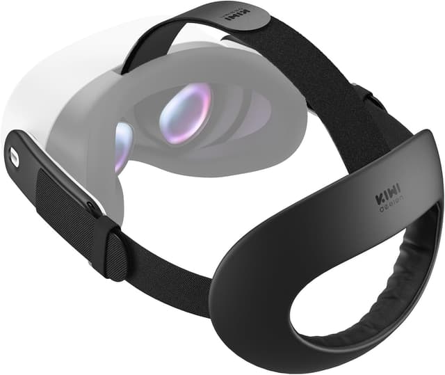 Detalle de KIWI design K4 Flex Komfort-Kopfband für Meta Quest 3/3S (ohne Batterie) – verstellbar mit PU-Schaum