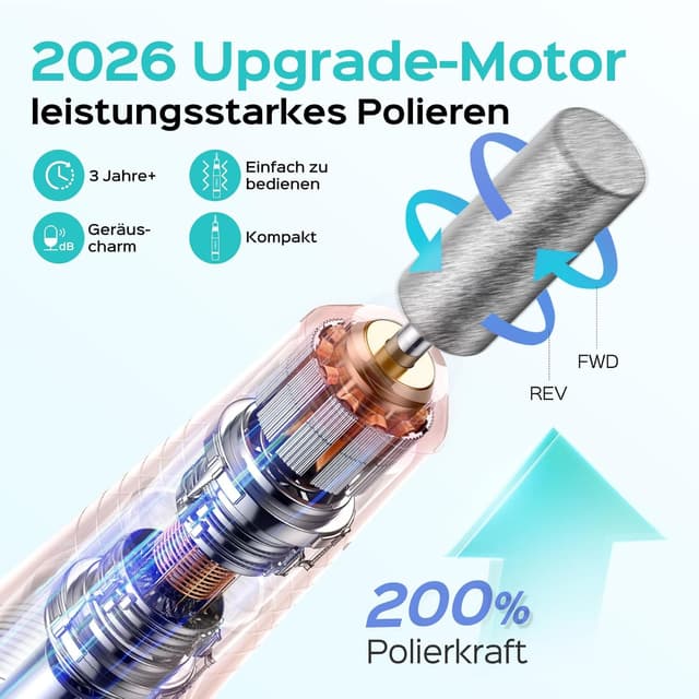 Detalle 2 de COSLUS Elektrische Nagelfräser 20000 u/min