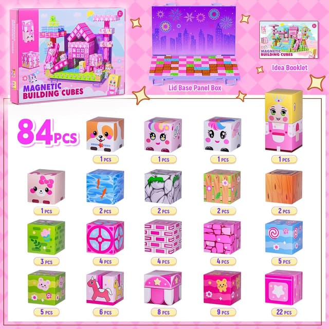 Thumbnail 6 de Magnetic Building Blocks 84PCS for kids