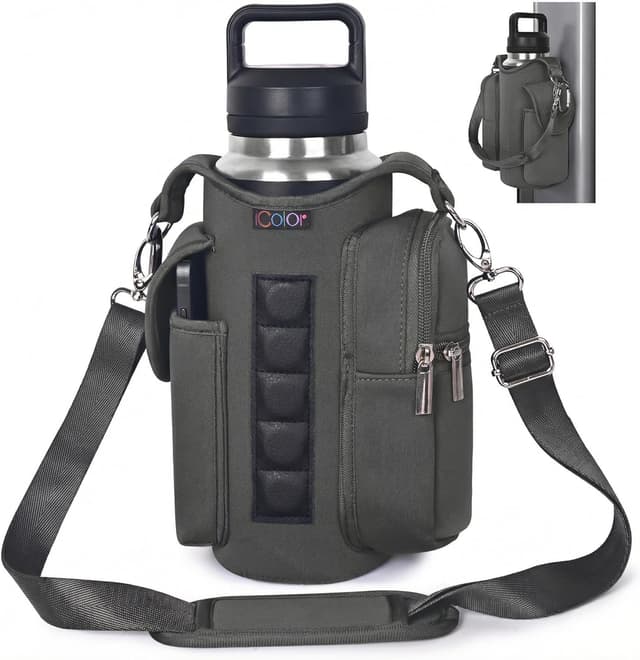 Detalle de icolor Magnetic Gym Bag Water Bottle Carrier