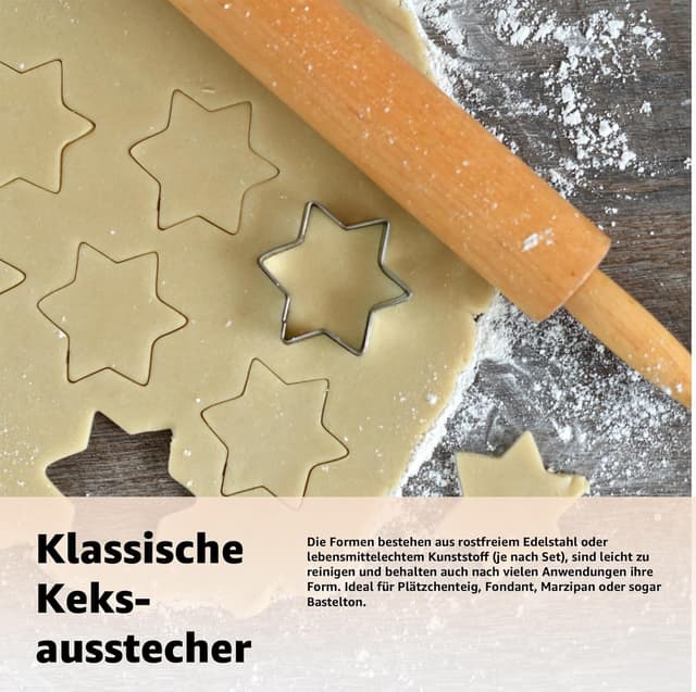 Detalle de Happymas lot de 20 emporte-pièces de Noël