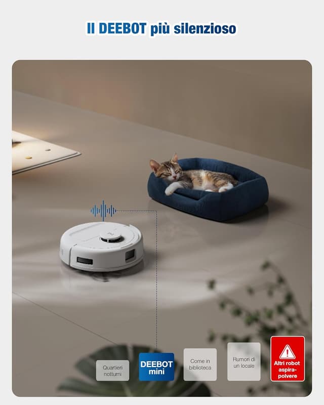 Thumbnail 3 de ECOVACS DEEBOT MINI Aspirapolvere Lavapavimenti 9000Pa