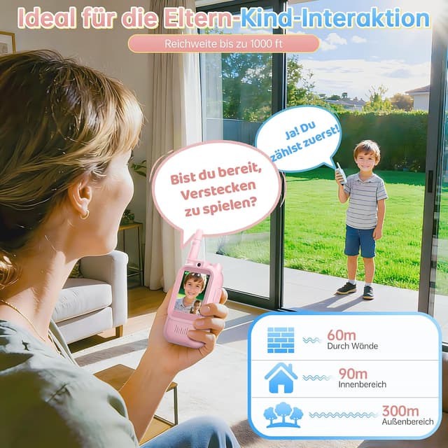 Thumbnail 2 de HD Video Walkie Talkie Kinder