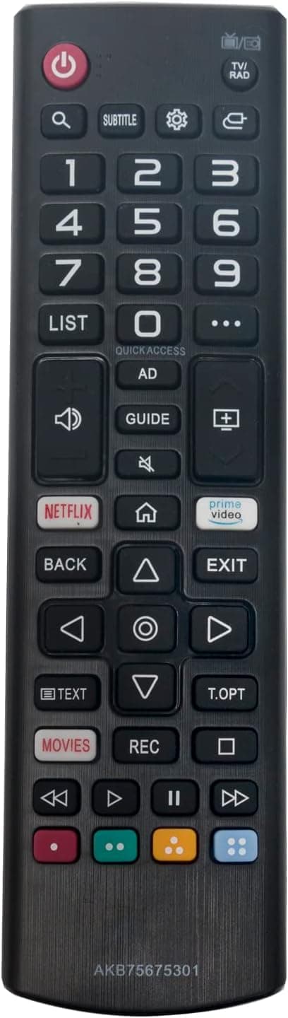 Detalle de LG TV replacement remote AKB7 2018
