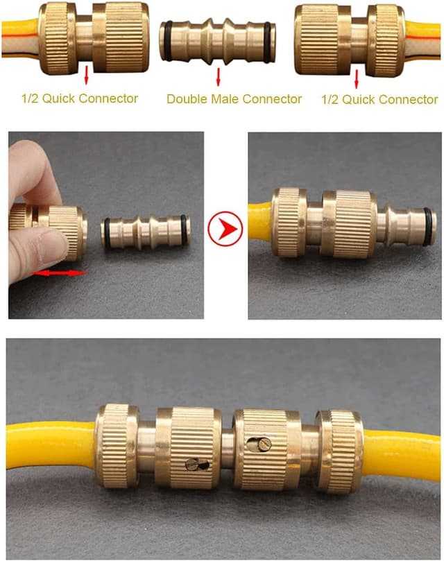 Thumbnail 2 de OHAYORI Kit conectores de latón para manguera 1/2