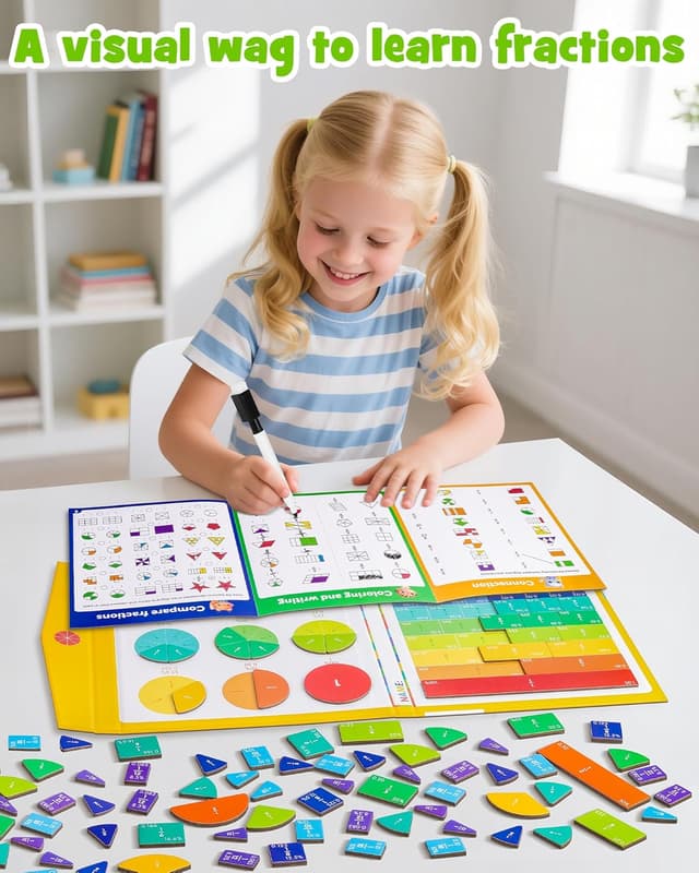 Detalle de D-FantiX Magnetic Fraction Book 102 pieces