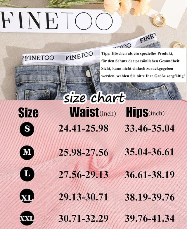 Detalle 2 de FINETOO Boxershorts 5er Pack Unterhosen Baumwolle