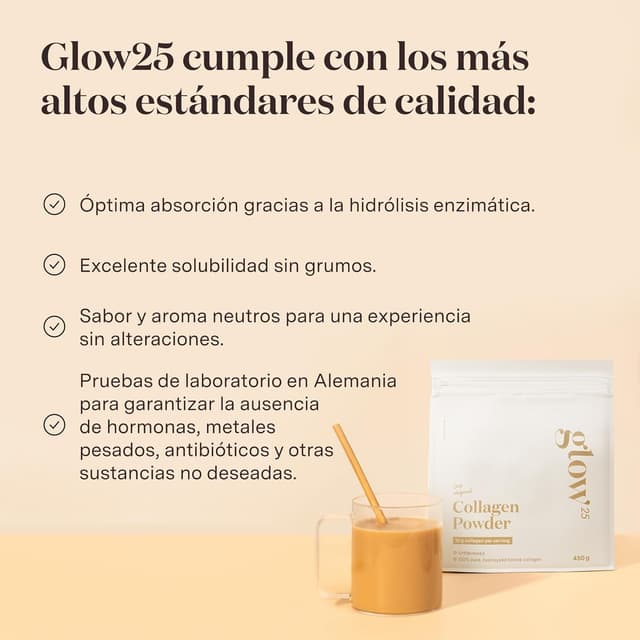 Thumbnail 1 de Glow25® Colágeno en Polvo 450g