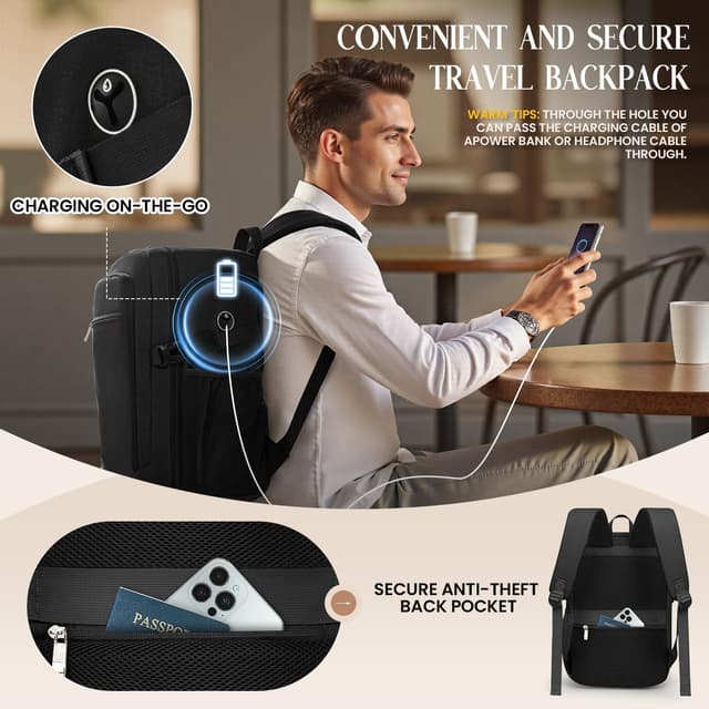 Thumbnail 3 de Mochila cabina 40x30x20 para Ryanair