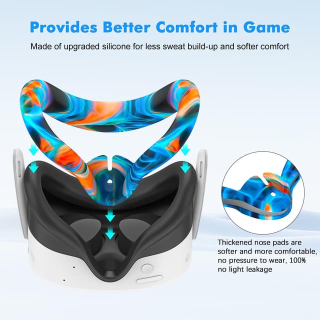 Thumbnail 3 de Tyasoleil VR Silicone Case for Quest 3S