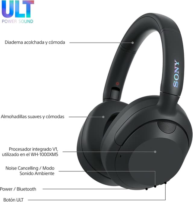 Thumbnail 4 de Sony ULT Wear Auriculares Bluetooth con Cancelación de Ruido 🔊