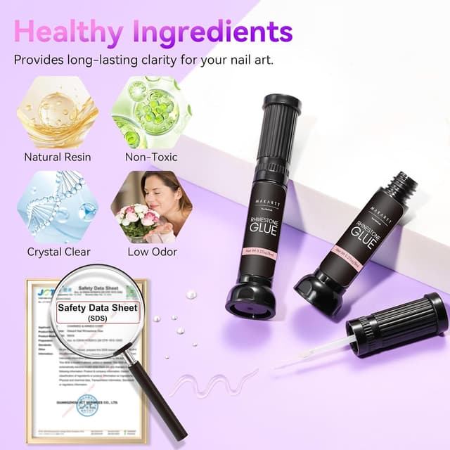 Thumbnail 6 de Makartt Strass Kleber Gel 8 ml Nagelkleber 🎀