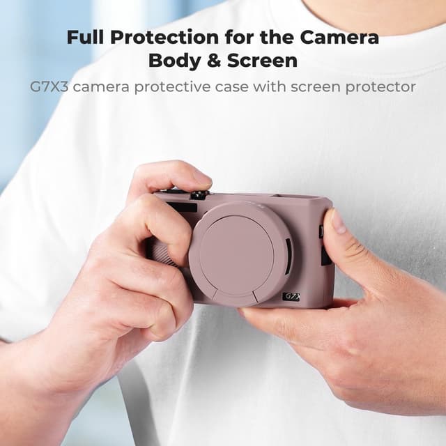 Detalle 2 de K&F Concept Custodia silicone per Canon G7X3