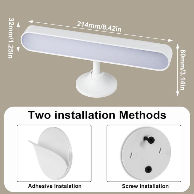 Detalle 2 de Speclux Rechargeable Wall Lights (2 Pack) – LED battery operated sconces with 7500mAh, 3 colours and 15 RGB