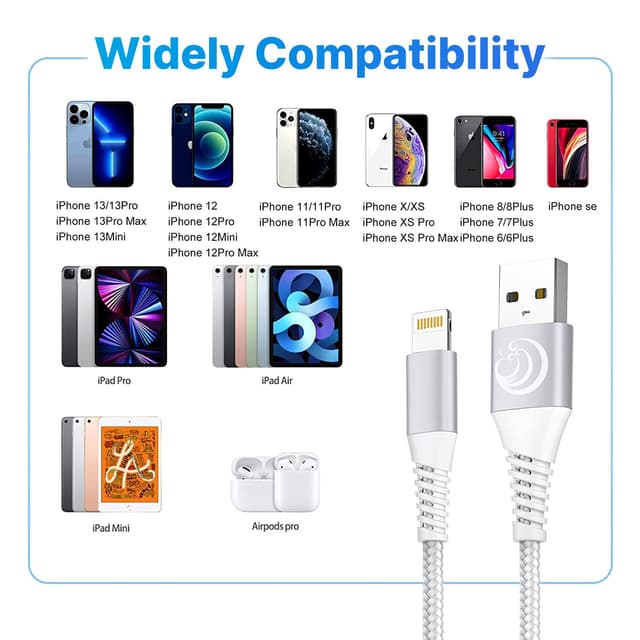 Thumbnail 5 de iPhone Charger Cable 3M 2Pack Lightning Cable