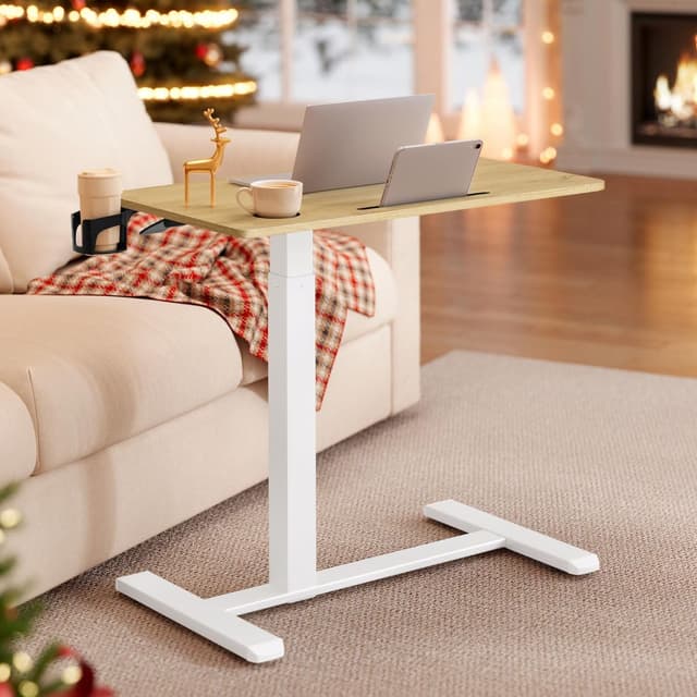 Imagen de VASAGLE LSD601YA01 Overbed Table 80x45 cm en OfertitasTOP