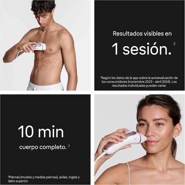 Detalle 2 de Braun IPL Skin i expert PL7263 depilación en casa