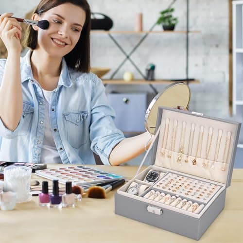 Detalle 2 de Sofore joyero de viaje 2 capas