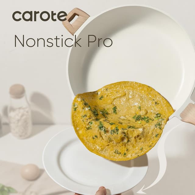 Thumbnail 4 de CAROTE 12.5 Inch Nonstick Frying Pan with Lid