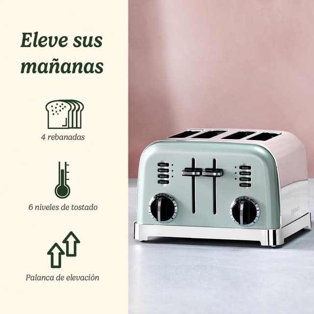 Thumbnail 1 de Cuisinart CPT180GE Tostadora 4 ranuras anchas, 6 niveles