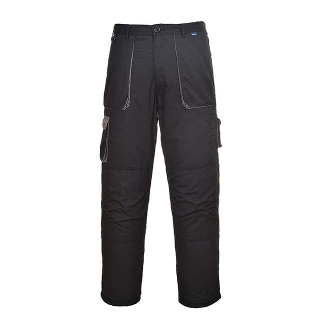 Detalle de Pantaloni Contrast Trousers taglia 3XL black con orli regolabili