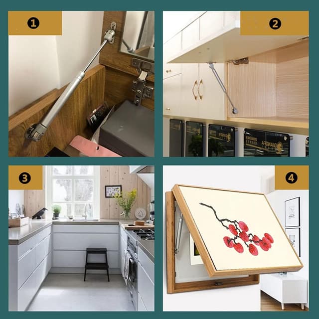 Detalle de Hydraulische Gasfeder 60 N, 2 Stück