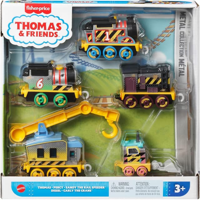 Detalle 2 de Fisher-Price Coffret 5 véhicules Thomas 3 ans