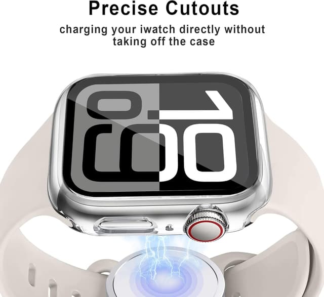 Detalle de Apple Watch Series 10 full-coverage 4-pack case