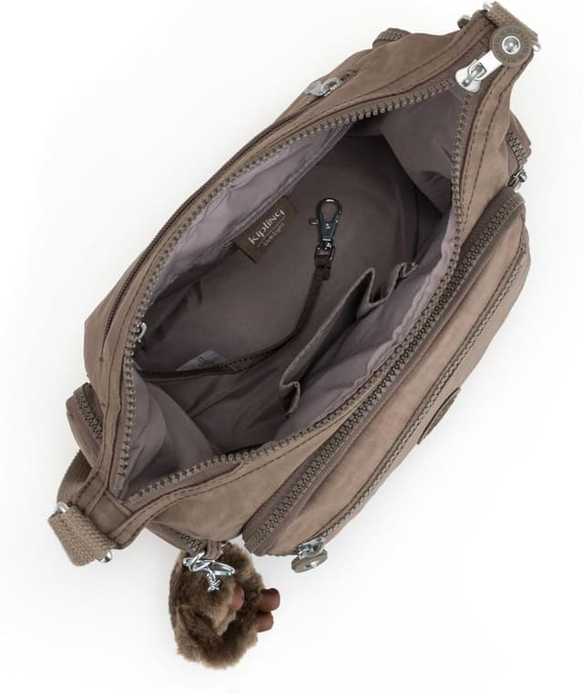 Detalle 2 de Kipling Gabbie S bandolera pequeña beige