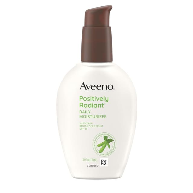 Detalle de Aveeno Positively Radiant Moisturizer 4 FL OZ