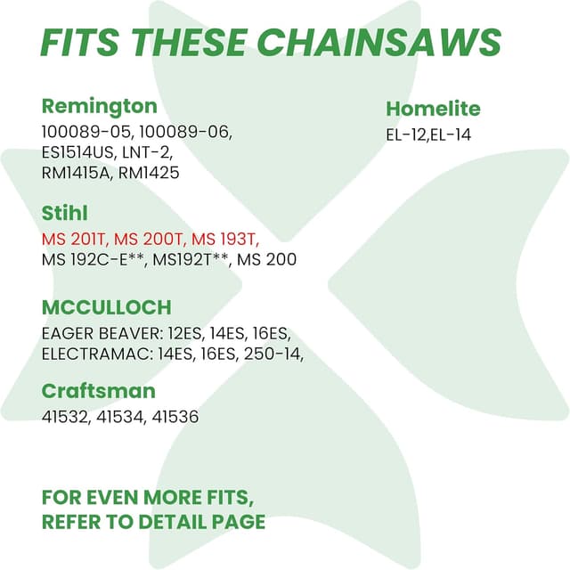 Thumbnail 2 de BYANE 3-PC MS180 chaîne tronçonneuse 35 cm 🪚