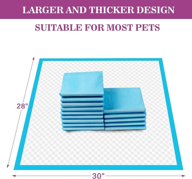 Thumbnail 6 de IMMCUTE Large Dog Pee Pads 28"x30" 50-count